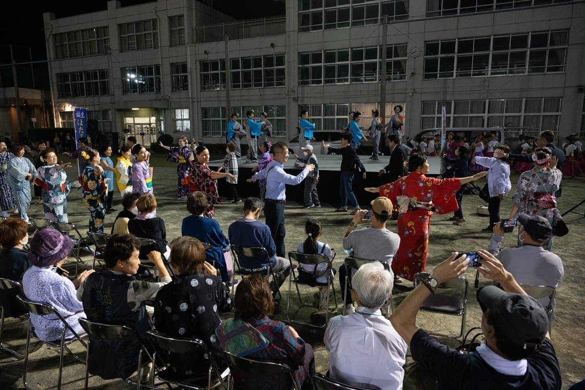 Firefly Viewing at Fussa Hotaru Park
