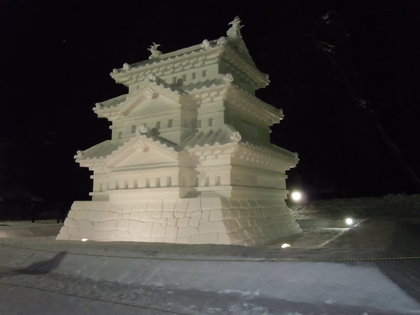Hirosaki Castle Snow Lantern Festival