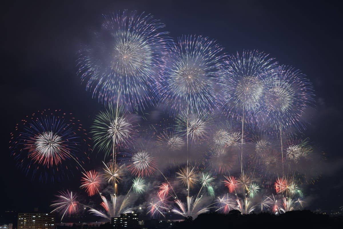 Matsue Suigosai (Lake Shinji Fireworks Festival)
