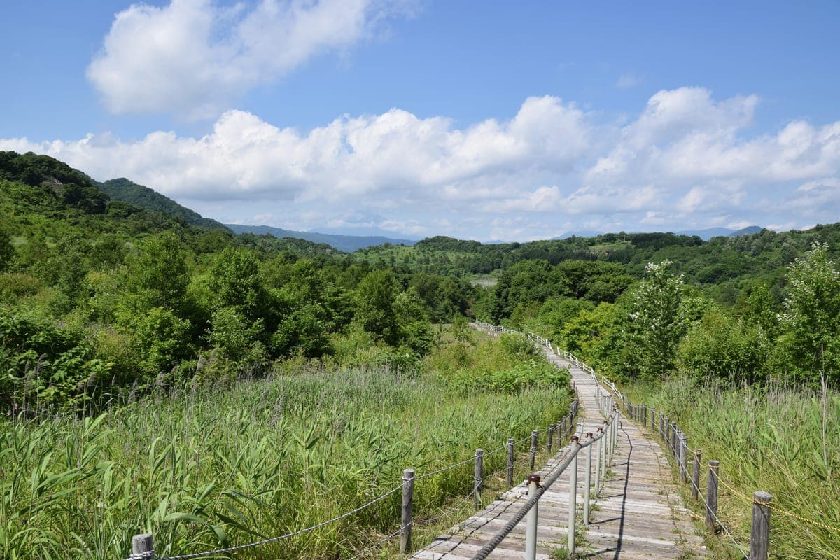 Nishiyama Crater Walking Trail