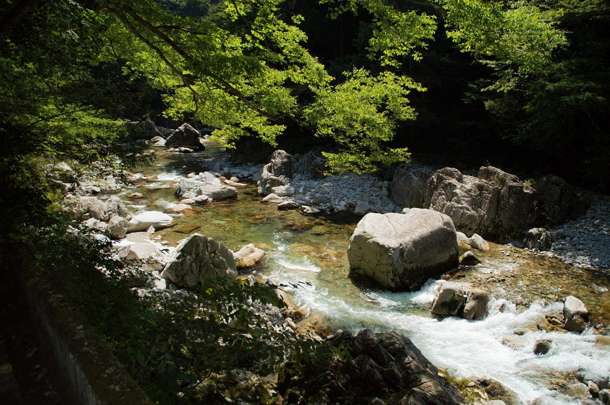 Sandan-kyo Gorge