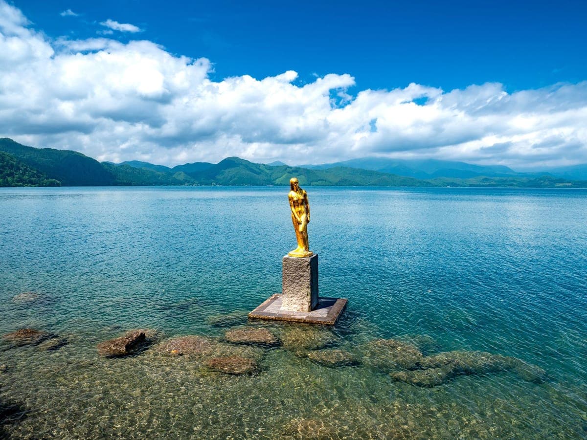 Tatsuko Statue, Lake Tazawa