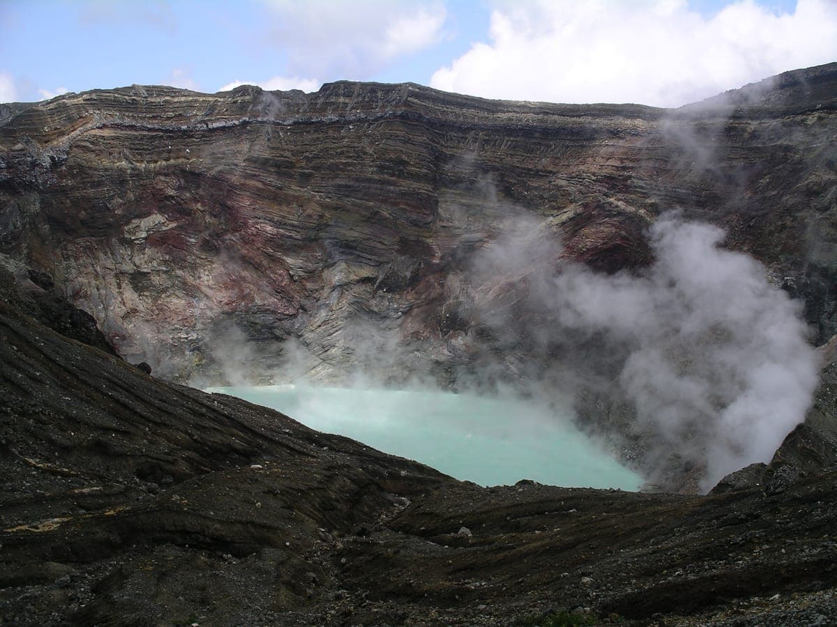 Naka-dake Crater (Mount Aso Active Crater)