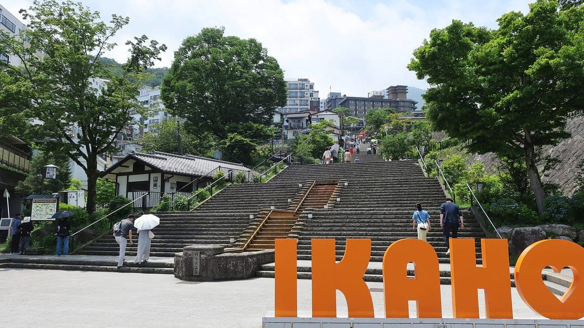 Ikaho Onsen Stone Steps
